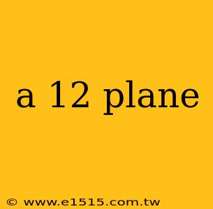 a 12 plane