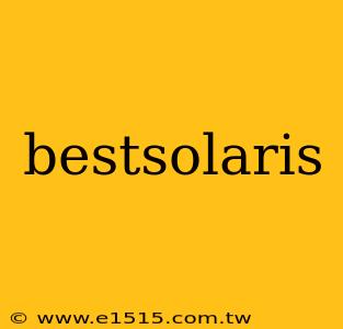 bestsolaris