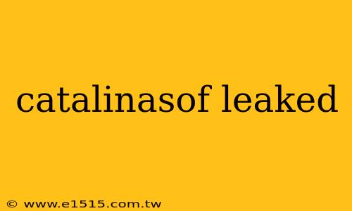 catalinasof leaked