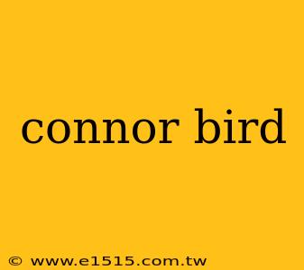 connor bird