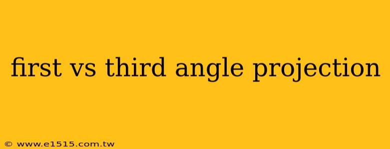 first vs third angle projection
