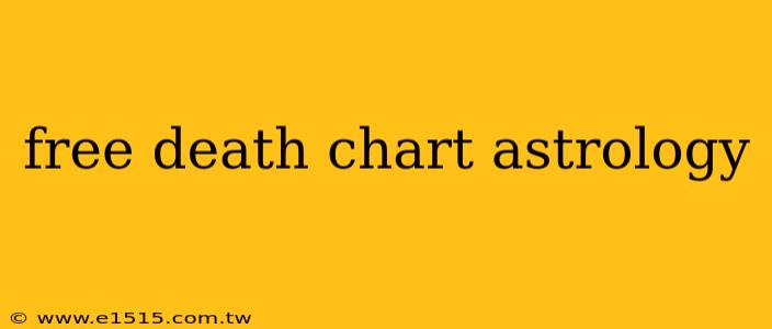 free death chart astrology