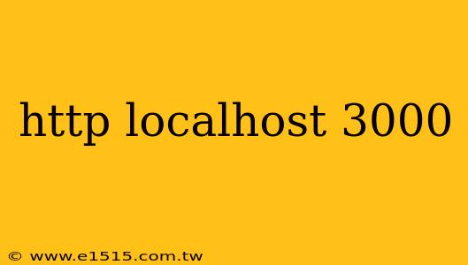 http localhost 3000