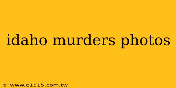 idaho murders photos