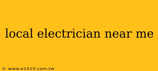 local electrician near me