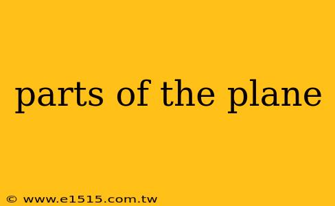 parts of the plane