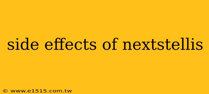 side effects of nextstellis