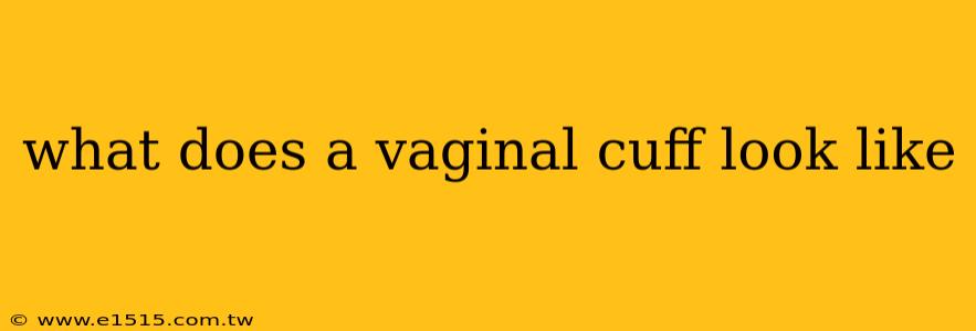what does a vaginal cuff look like