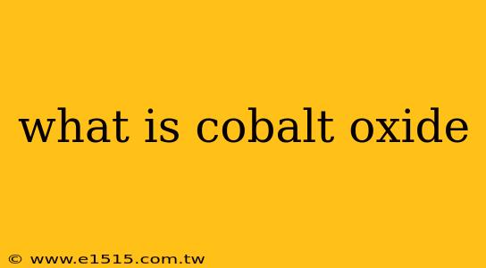 what is cobalt oxide