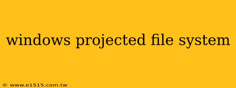 windows projected file system